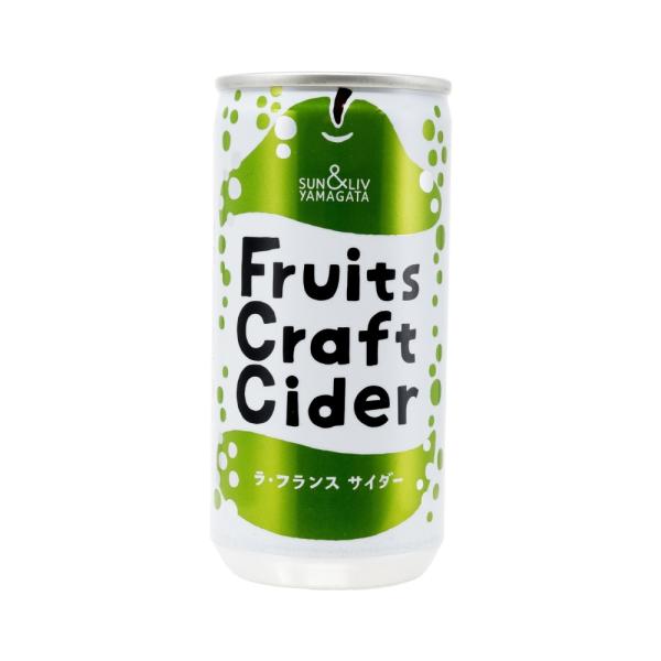 Fruits Craft Cider ラ・フランス サイダー 200ml×30缶×2ケース 山形県か...