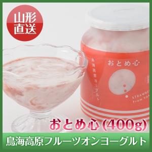 ヨーグルト 山形 鳥海高原フルーツオンヨーグルト おとめ心 400g｜ハイマート