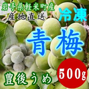 2024年不作の為販売中止 梅 7月中旬から出荷 冷凍 青梅 500g 産地直送 岩手県軽米町 豊後梅 梅酒用 カリカリ梅、梅ジュース、梅ジャムなどに