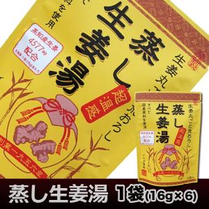 蒸し生姜湯 16g×5P入×1袋 無添加 国産原料 イトク食品 温活 しょうが 蒸し生姜 ショウガオール 健康 冷え性 代謝 ダイエット 免疫力｜yourheimat