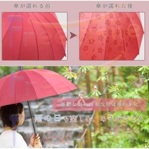 傘 レディース 花傘 雫桜 かわいい おしゃれ...の詳細画像2