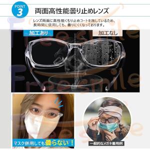 花粉症メガネ おしゃれ めがね 飛沫防止 曇り...の詳細画像2
