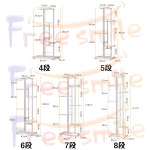 フラワースタンド ガーデンラック 花台 植物ラ...の詳細画像3