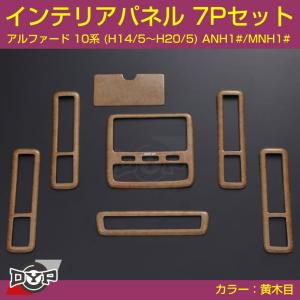 紺木目)インテリアパネル 18Pセット アルファード 10系 (H14/5-H20/5