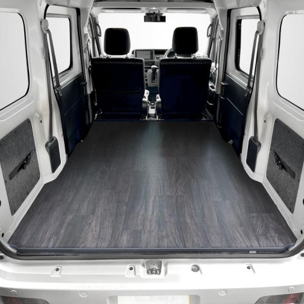 全長173cm (硬質マットタイプ / 重歩行用ダークウッド) フルサイズ フロアパネル ハイゼット...