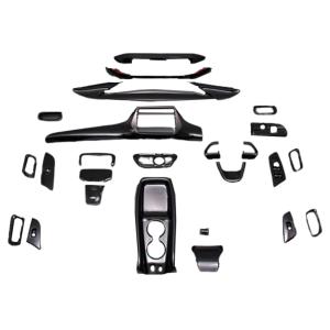 ピアノブラック) 3D インテリアパネル 25P プリウス PHV ZVW52 : 車種