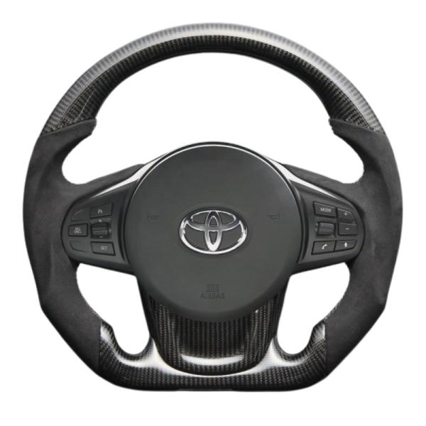 最上位モデル (マットリアルカーボン x アルカンターラBK x シルバーステッチ) 純正交換ガング...