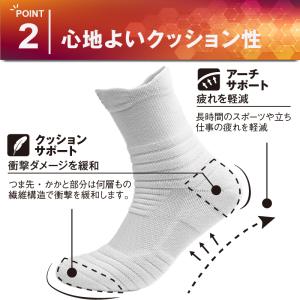 靴下 メンズ ソックス スポーツ ビジネス お...の詳細画像4