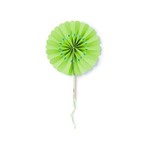 ペーパーファン 黄緑 21cm 装飾 デコレーション 撮影 クリックポスト対応