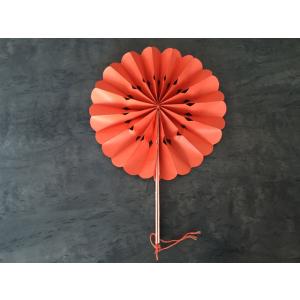ペーパーファン 水色 21cm 装飾 デコレー...の詳細画像4