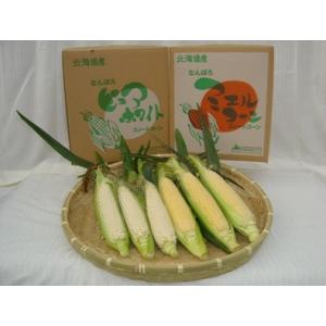 北海道物産 北海道特産 【北海道産】【朝取り】元祖南幌ピュアホワイト＆あまいんです50本入（L〜2L...