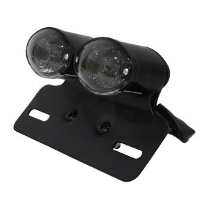 ズーマー スティード ウィンカー内蔵 レッド LED テールランプ ツイン