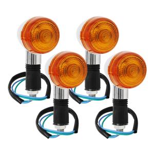 250TR ゼファーχ Z400J エストレア バリオス メッキ ウインカー 4個