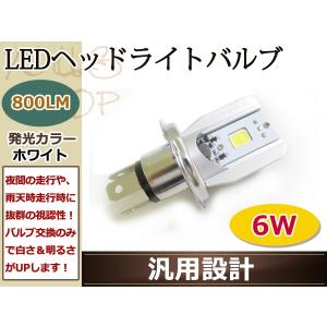 純正交換 防水 LEDヘッドライト バルブ 6W H4 HI/LO 切替 800LM 6000K｜yous-shopping