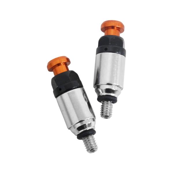 汎用 フロント フォーク エアーブリーダー 内圧 30mm×7mm 空気抜き KTM対応 M4 2個...