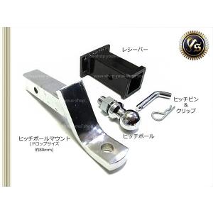 ヒッチメンバー ヒッチピン 鍵付き ボールマウント レシーバー