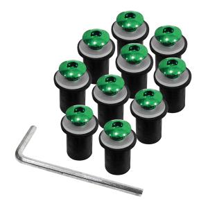 スクリーンボルト ウェルナット ZX-12R ZRX1100 ZX-14R GPZ1100 黒