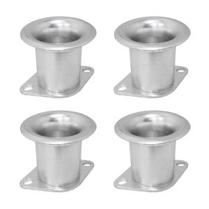 ソレックス44パイ用、ファンネル、35ミリ。 アルミ エア ファンネル 4個セット Φ44 75mm キャブレター側 内径44mm