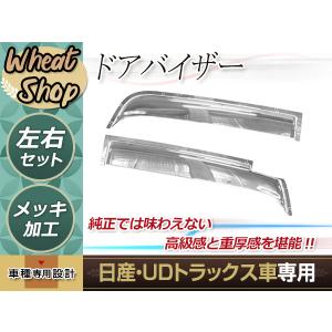 クオン メッキクォーターガーニッシュ 左右セット UDトラックス純正