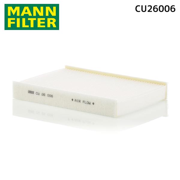 CU26006 up！ AACHYW キャビンフィルター 粒子フィルター MANN フォルクスワーゲ...