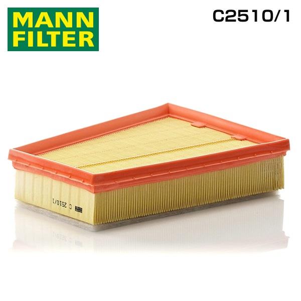 C2510/1 カングーII KWH5F エアーエレメント MANN ルノー 16 54 628 6...