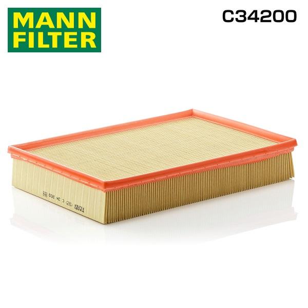C34200 VOLVO 940 9B230 エアーエレメント MANN ボルボ 1257546互換...