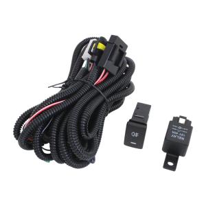 後付け用 フォグリレーハーネス  LEDスイッチ付き ダイハツ ミライース LA300S/310S 純正スイッチホール形状 H8/H11/H16
