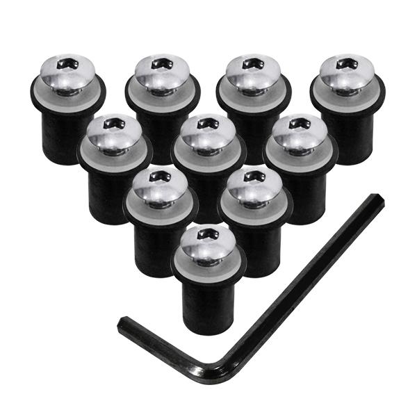 スクリーンボルト 5mm シルバー 銀 GSX1300R隼 ハヤブサ GSX-R1000 GSX-R...