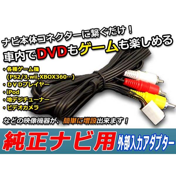 VTR アダプター 入力 日産 MM318D-L 2018年モデル カーナビ DVDプレーヤー 外部...