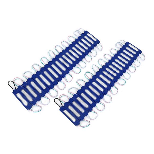 トラック LED サイドマーカー ランプ ブルー 青 防水設計 24V車対応 ダンプ デコトラ イル...