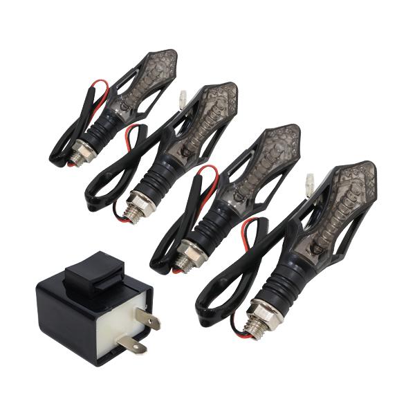 流れる シーケンシャル ウインカー 4個 ＆ 2ピン IC リレー セット SV650/F バリオス...