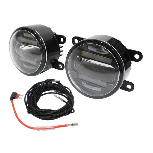 純正交換用 デイライト付き LED フォグランプ ★ コルトラリーアートバージョンR Z27AG ブ...