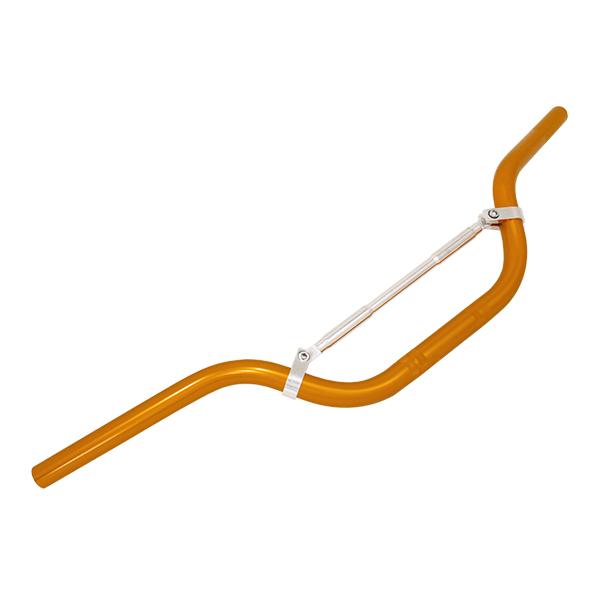 ブレース付き ハンドルバー 22.2mm ゴールド 金 バイク 汎用 アルミ製 カワサキ ZRX12...