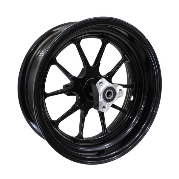 バイク タイヤ ホイール 10インチ ワイドホイール 3.5J ブラック 黒 3.5J 10inch...