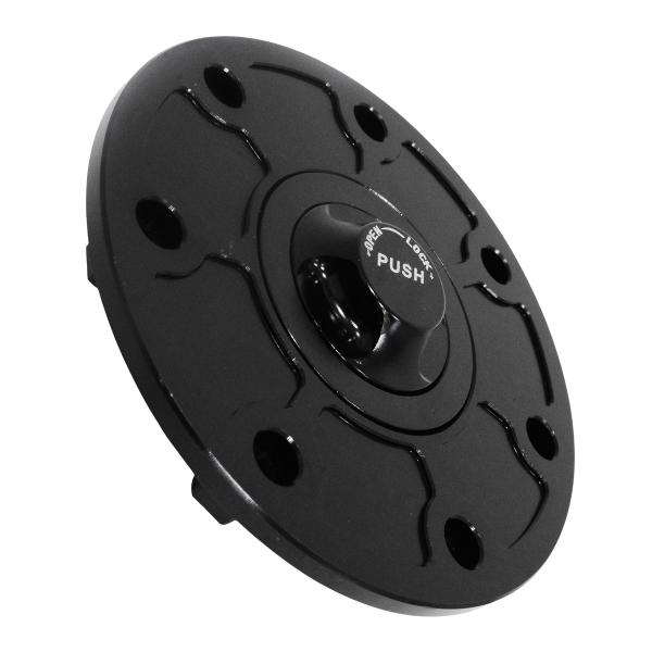 CNC アルミ タンクキャップ 7穴 ブラック 黒 GPZ900R バリオス ZRX400 ZRX1...