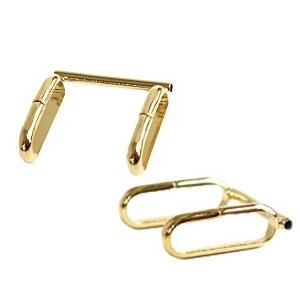 ブローチ帯留め 2個入り W2.3×H2.2cm ゴールド KE14-G NBK : 洋裁