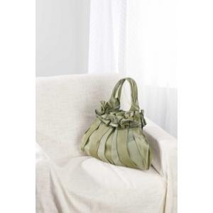 Panami パナミ タカギ繊維 手芸キット たたみテープ“ラメ”で作る「フリルバッグ」 T-41