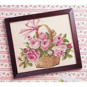 戸塚刺繍作品　テーブルクロス 花かご 戸塚刺繍作品 テーブルクロス 花かご 戸塚刺繍作品 テーブル