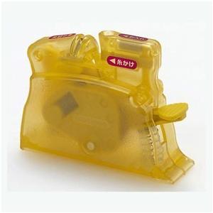 デスクスレダー 卓上型糸通し器 イエロー Clover 10-517