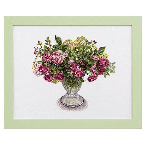 LECIEN ルシアン クロスステッチ 刺しゅうキット 秋バラのアレンジメント 552110