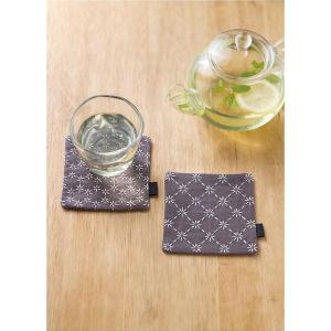 LECIEN  hidamari 刺しゅうキット 刺し子のペアコースター CSK98953