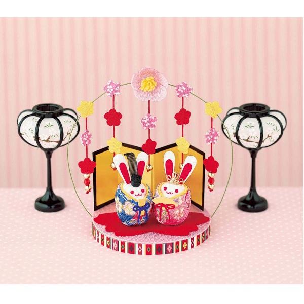 Panami パナミ タカギ繊維 手芸キットちりめん細工 ひらひら雛 うさぎ HM-9　