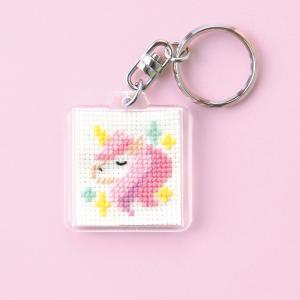 Olympus オリムパス キー リング 刺しゅうキット KS-151 ユニコーン