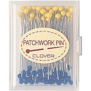 Clover クロバー パッチワーク 待針 太 太さ0．5mm 長さ36mm ケース入 57-303