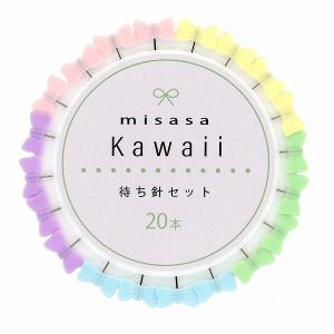 ミササ Kawaii待ち針 20本 ハート No.8135 まち針 ソーイング : 手芸の