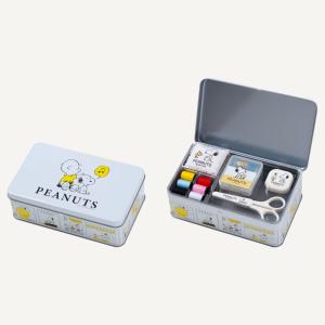 ミササ 裁縫セット スヌーピー ソーイングセット ブリキ缶タイプ No