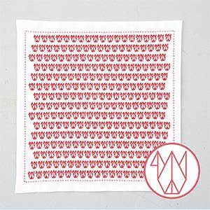 Olympus オリムパス 一目刺しの花ふきん 折り紙 鶴 SK-398