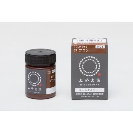 桂屋ファイングッズ みやこ染 お湯染色 コールダイホット ECO Col.7 ブロン