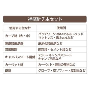KAWAGUCHI 河口 補修針7本セット 0...の詳細画像1