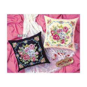 Olympus（オリムパス） クロスステッチ クッション刺繍キット ローズ